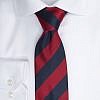 JH&F Tie Regimental Stripe Navy/Red - Bilde 2